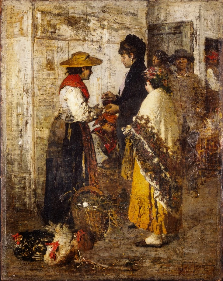 La pollivendola, 1880 - Artgate Fondazione Cariplo, Gallerie di Piazza della Scala, Milano